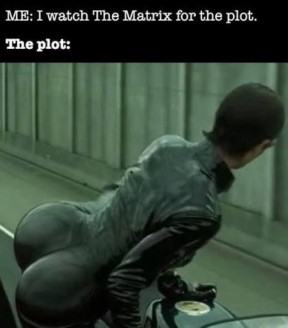 And what about you? - Do you also watch The Matrix just because of the plot twist?😉😈 https://t.co/eWKkRGdDEN