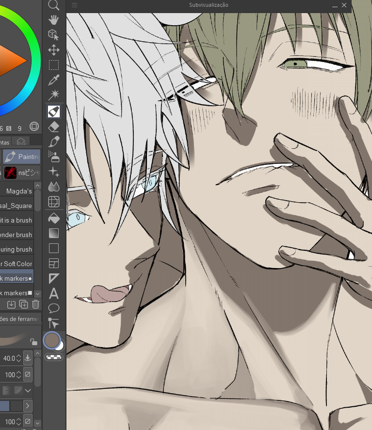 isbiskath__'s tweet photo. Late night WIP with these two ✨Loving how the lighting is turning out so far.
#GoNao #WIP #Yaoi #jjk https://t.co/gNE3kE89UX