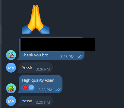 dazacode's tweet photo. @JohnKing645972 best asian gc in telegram, all high quality asians https://t.co/Nu7oLkCByv