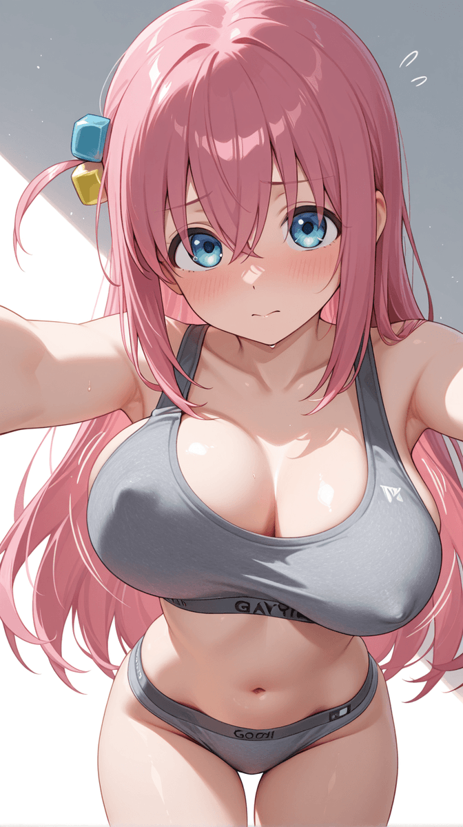 Let's support her as she exercises!

#GotohHitori
#BocchitheRock