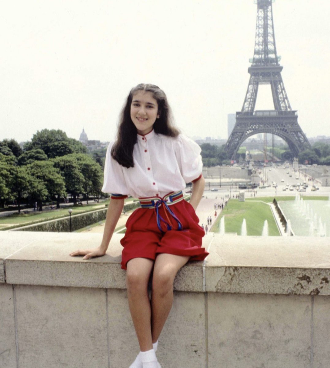 historigins's tweet photo. In July 1982, a 14-year-old Celine Dion visited Paris for the first time, just before France fell in love with her voice https://t.co/Nq1H3oiWCZ