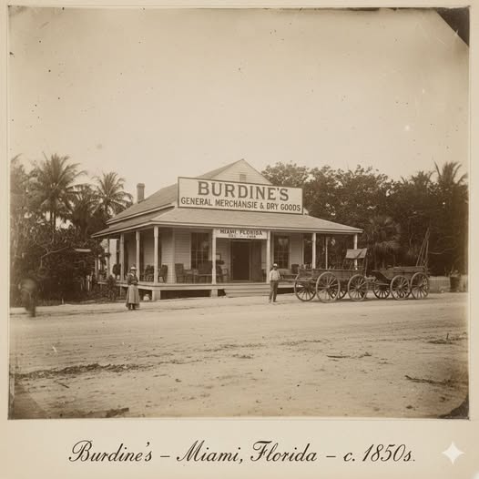 The Miami legend that was Burdine's opened as a General Merchandise &amp; Dry Goods store in the 1850's in Miami, FL. In 1937 Burdine Stadium was built in Miami for the Miami Hurricanes Football team &amp; Orange Classic each year. In 1949 this stadium would be renamed the Orange Bowl.