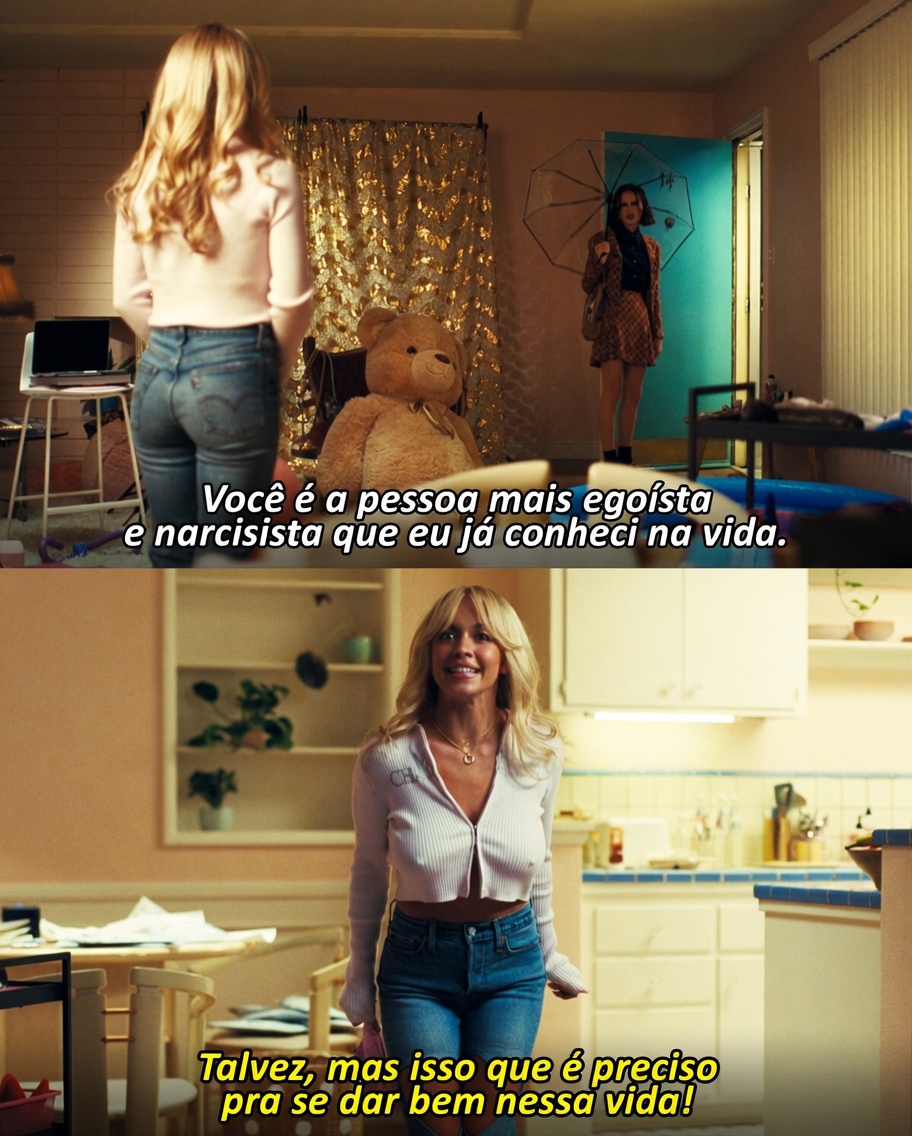 O que me pega é que a Cassie é extremamente lúcida mas de um jeito muito errado. Ela sabe que o mundo é assim e tá okay em jogar de acordo com as regras.

🎥 Euphoria (Episódio 3x05)
