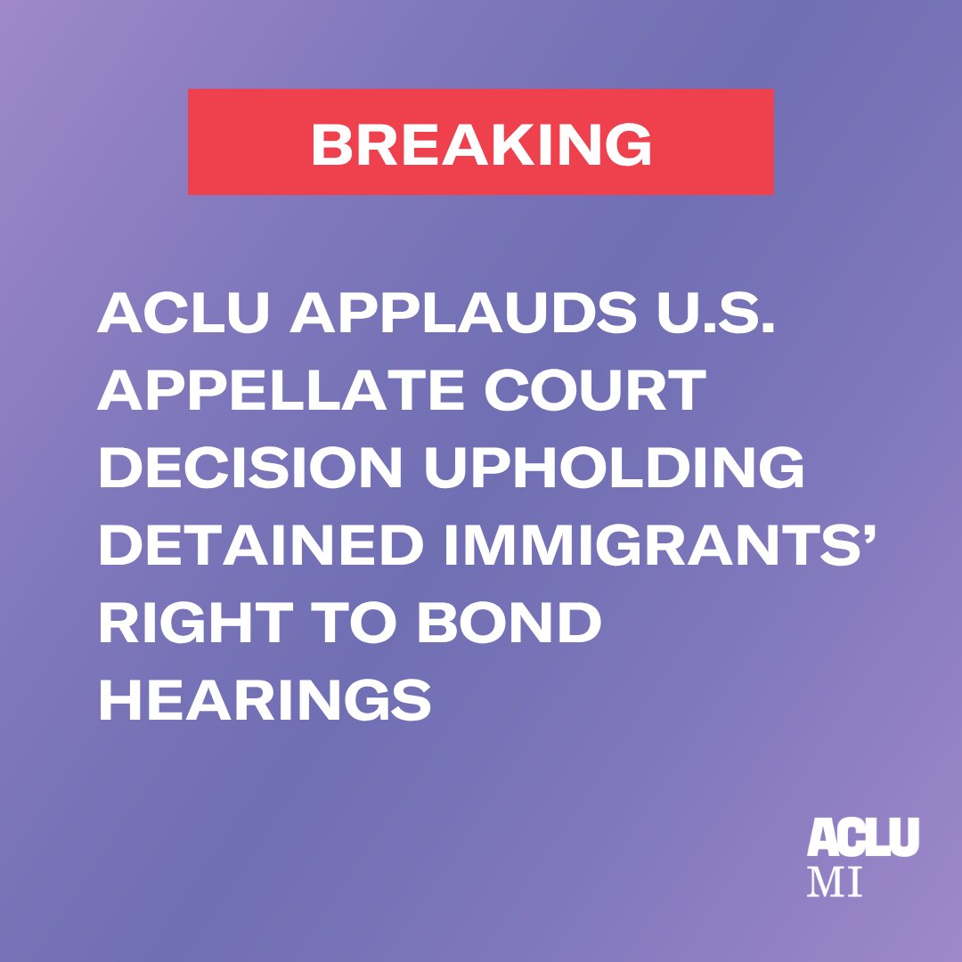 ACLU of Michigan tweet media
