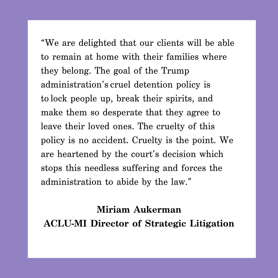 ACLU of Michigan tweet media