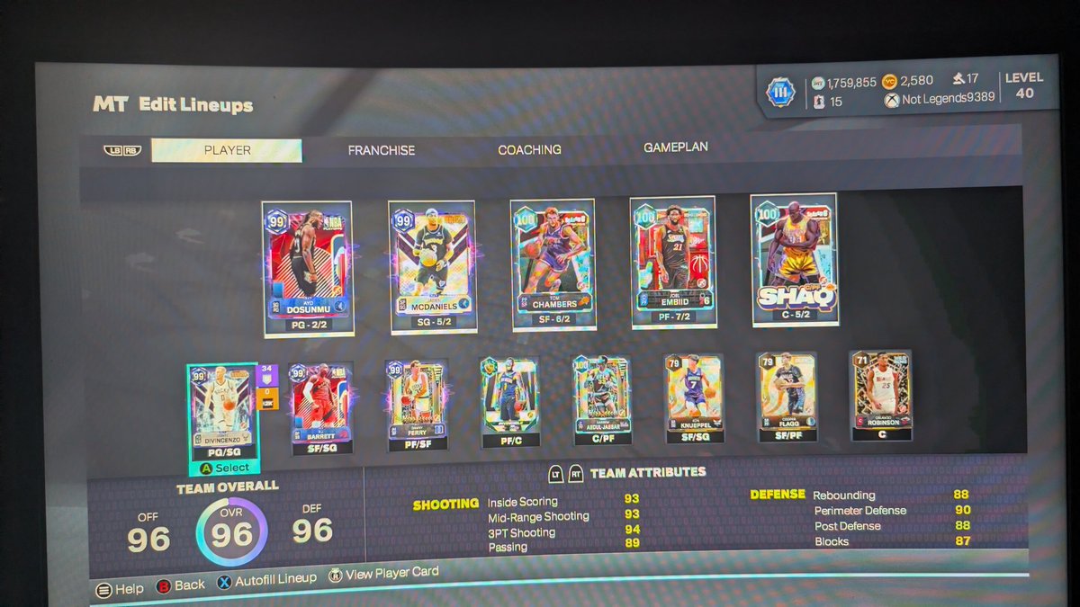 NotLegends_'s tweet photo. @xEvanTanaka 1.8 Mil MT and the Jaden McDaniels only sellable with 40 legend badges https://t.co/ksZJnFjB5c