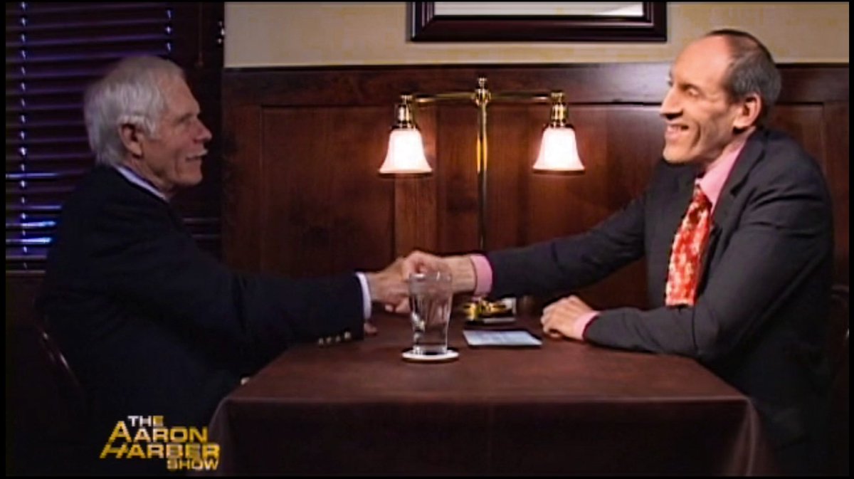 AaronHarber's tweet photo. I was saddened to hear about the passing of one of my favorite guests (https://t.co/gjewBGeox1). Ted and I talked about bison and wrestled for control of the interview. LOL I ultimately prevailed and, after the session, he humbled me by saying I was a great interviewer. https://t.co/dtSjBfuvra