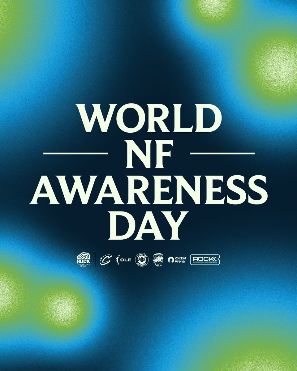 CavsCare's tweet photo. Today, we recognize World NF Awareness Day and stand with all those impacted by Neurofibromatosis.

Together, we raise awareness, support ongoing research, and celebrate the strength of the individuals, families, and advocates working to make a difference every day. 

#NFAwarenessDay