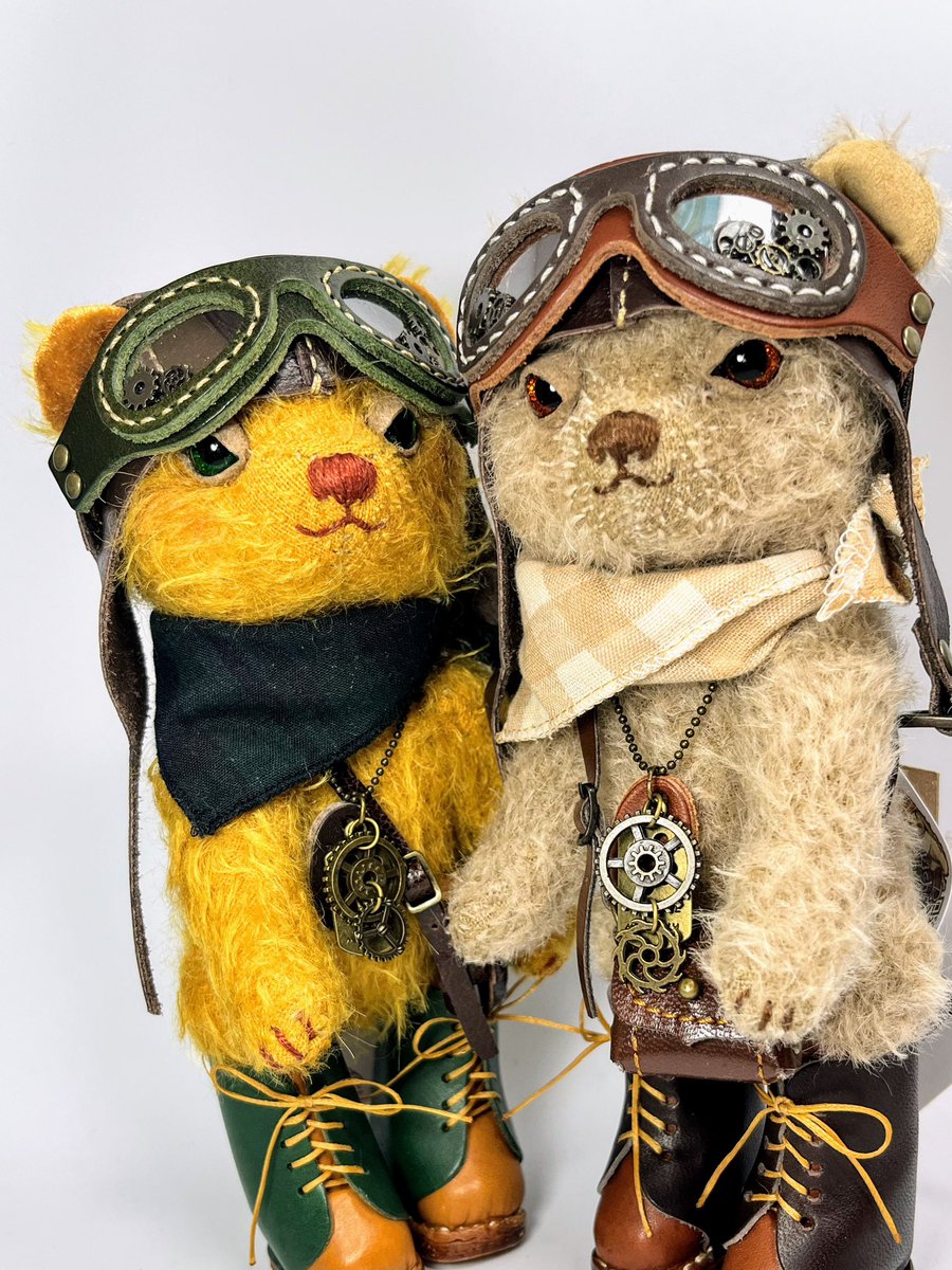 くまきちくまこ テディベア ハンドメイド ぬいぐるみ 作家 ライダー くま 🐾くまきちくまこ⭐️5/17博多ハンドメイド⭐️E-51 (@kumakichi1999