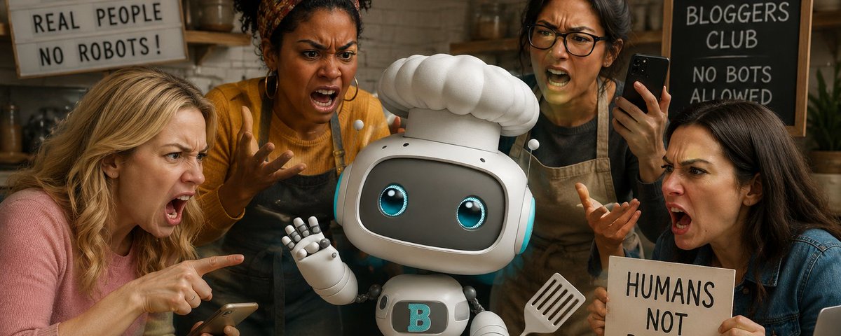 Hot take: The study that says home cooks prefer food blogs over AI? It just made me love AI more.