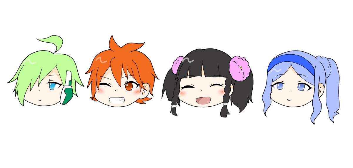 みんなでデフォルメ絵をあげて幸せな気分になろう でふぉは可愛い🫶💕