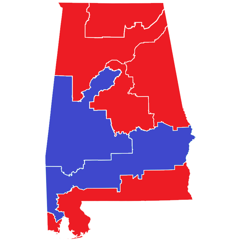 factpostnews's tweet photo. In a new decision, the Supreme Court's conservative justices have opened the door to Alabama eliminating one of their two majority-Black congressional districts.

For the 2026 midterms, Alabama will now push to revert to a 2023 map that was previously struck down for violating the Voting Rights Act.