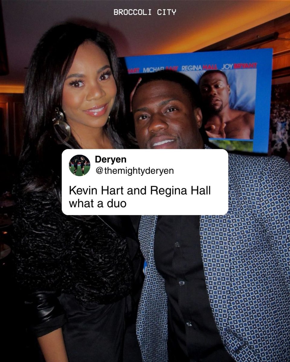 BroccoliCity's tweet photo. We love Regina Hall! They act divorced and married at the same time 😭

#KevinHartRoast https://t.co/YN0kvV3bW7
