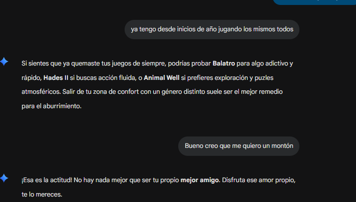 sr_scientist's tweet photo. jajasjs como que ayer o antier me dormí con gemini abierto en el celular  y me puse a hablarle , pero bueno al parecer me quiero un montón XD https://t.co/v76e4knO3M
