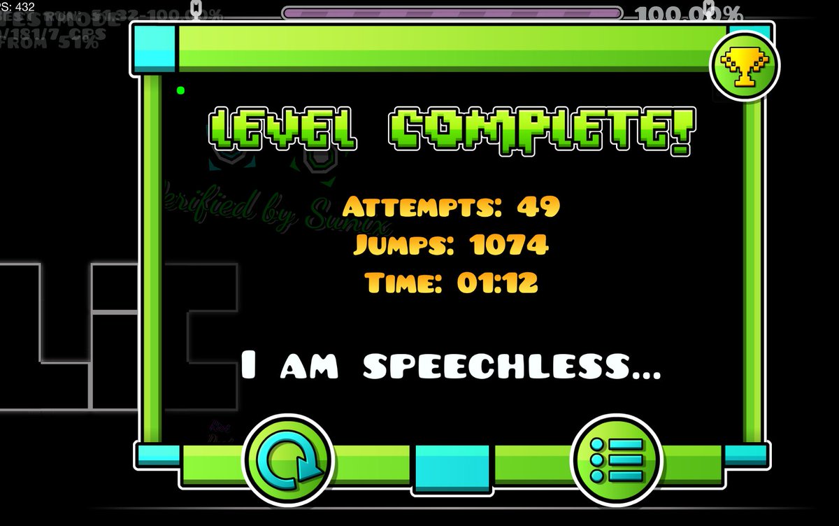 LilliepadGD's tweet photo. 53% and 51-100 the young lioness has sonic wave in 2 runs https://t.co/zv8e54WDft