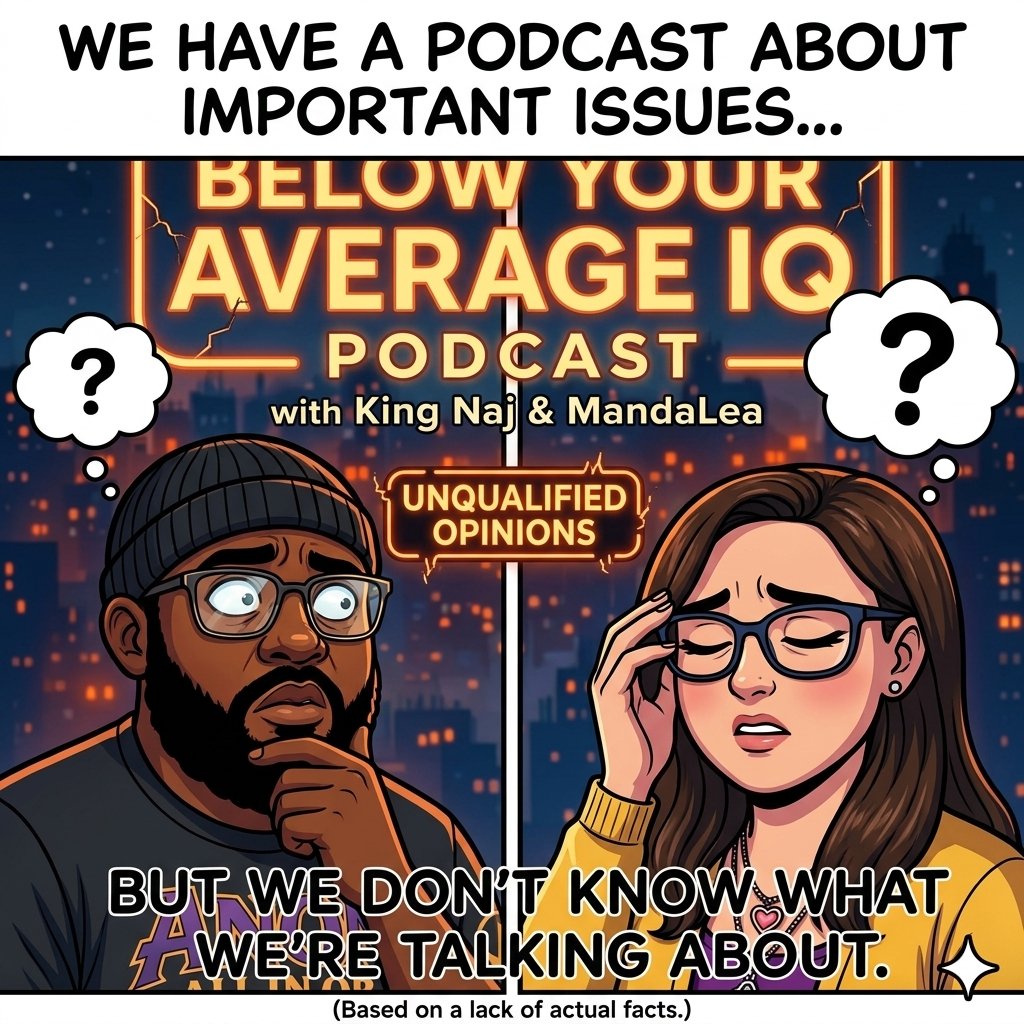 BelowAvgIQPod's tweet photo. Ever had that moment where you start talking before you think? 🤔

https://t.co/jYWsMBiArP

​#PodcastFunny #WeAllBeenThere #BelowYourAverageIQ #OnAir #PodcastProblems https://t.co/QF1a1tfD43