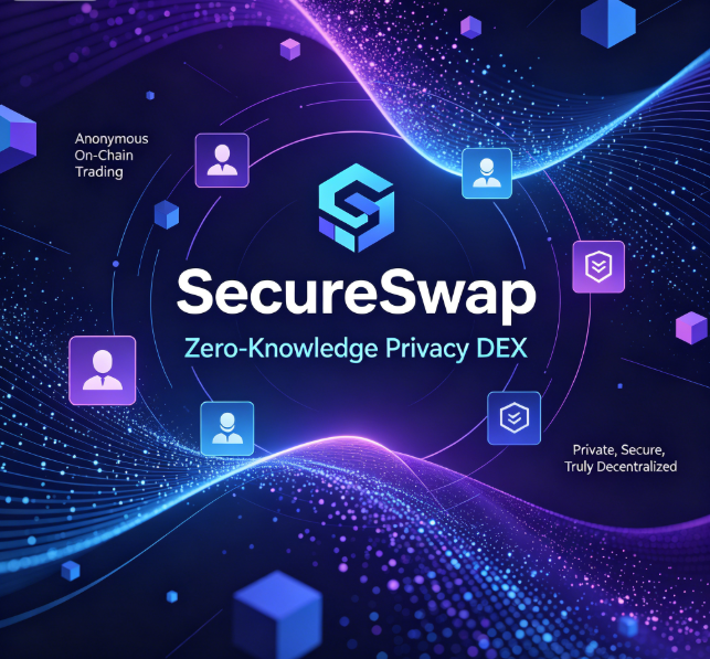 bekcarp's tweet photo. SecureSwap is a zero-knowledge privacy DEX enabling anonymous on-chain trading. It avoids exposing on-chain activity for private, secure, truly decentralized asset swaps. https://t.co/Y3Qmi9atQ8