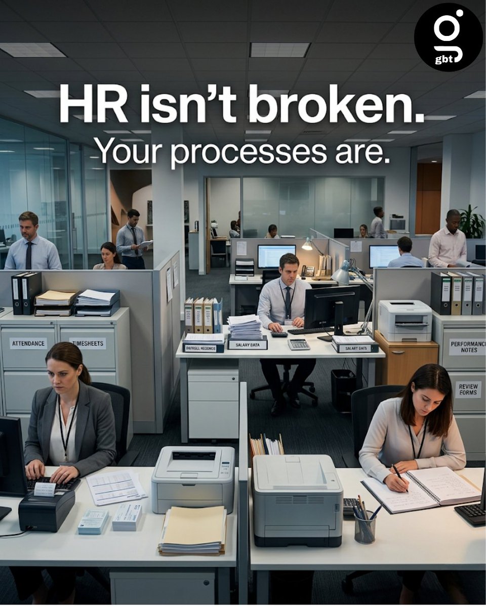 GrowBeyondTech's tweet photo. HR issues rarely start with people.
They start with disconnected processes.

Attendance. Leave. Payroll. Performance.
Zoho People brings them into one connected system.

Less manual work.
More visibility.
Better employee operations.

#ZohoPeople #HROperations #growbeyondtech https://t.co/5pcscVQA8T