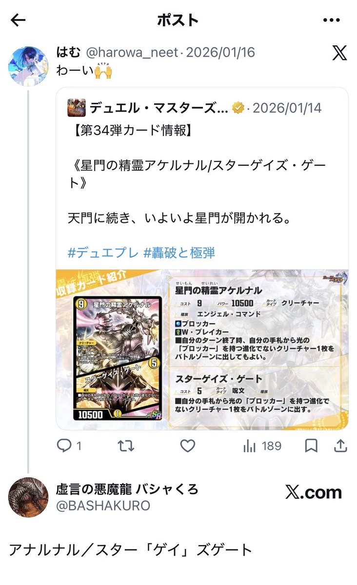 虚言の悪魔龍 バシャくろ tweet media