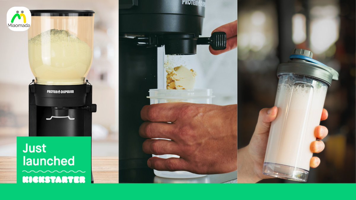 miaomada3's tweet photo. Toward smoother mornings.
The PROTEIN DISPENSER.💪
No rush. No mess. No time wasted.
Now live on Kickstarter!🚀
https://t.co/Ix4SwTBfpv

#Kickstarter #ProteinDispenser #MorningRoutine #GymLife #FitnessGadget #Workout https://t.co/QrvjCwODsP