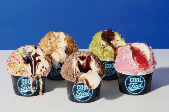 enjoy_tokyo's tweet photo. “5層構造”の球体ソフトクリームが名物🍦✨

新アイスクリームショップ「クール フューエル」が5/29(金)、横浜にオープン予定。マスカルポーネの濃密なコクを重ねたという「球体ソフトクリーム」をぜひ😋

https://t.co/ae8J1mnfv3 https://t.co/Z0kqvIQKvp
