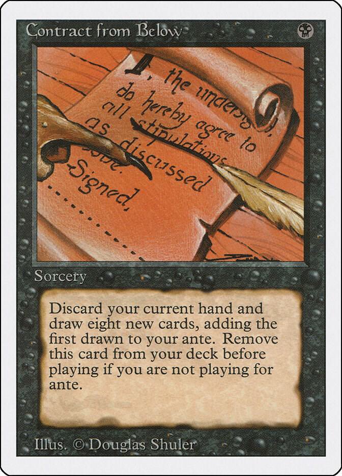 BlogBoy92's tweet photo. @UsagiKaede1 This is by far the strongest Magic card in my opinion, but unfortunately will never get to play it in Vintage because it has the A word in it. https://t.co/EGDmEVjqDh