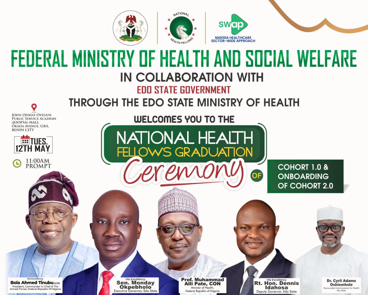 ogedegbe_james's tweet photo. From Vision to impact. Today we will be celebrating the problem solved and challenges Conquered. Across the 18 LGA of Edo state. https://t.co/uiwoY0BLbT