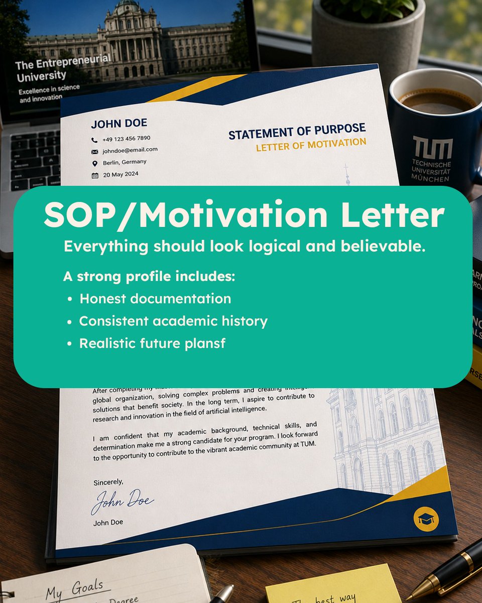 studynxtabroad's tweet photo. ✔ Passport
✔ Admission Letter
✔ APS Certificate
✔ Blocked Account
✔ Health Insurance
✔ IELTS/German Scores
✔ SOP &amp; Academic Docs
Save this checklist ✈️
#GermanyStudentVisa #StudyInGermany #StudyAbroad #GermanyVisa #APS #InternationalStudents  #Studynxt https://t.co/wss1VPmlln