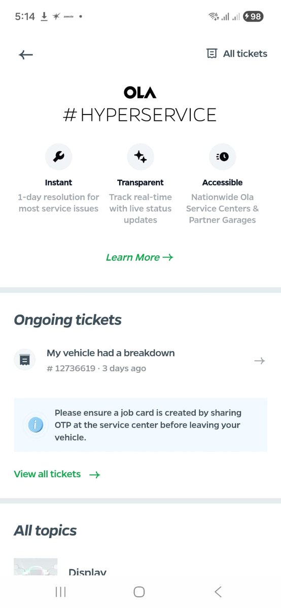 nitish_kumar05's tweet photo. @OlaElectric @OlaEV_Support
Your #HyperService claims “24-hour resolution  

🚨 Day 10 — Emergency RSA still not provided.  

A 65-year-old senior citizen drives this scooter. If something serious happens due to your failed RSA support, who will be responsible? 

Ticket #12736619 https://t.co/6eRQmdadVZ