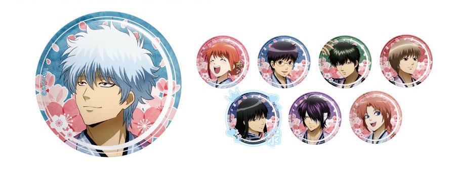 銀魂 銀魂日和 HANA BIYORI はなびより 缶バッジ 神楽 銀魂×HANA・BIYORI】ランダム マーブル缶バッジ HANA・BIYORI ver. – animo