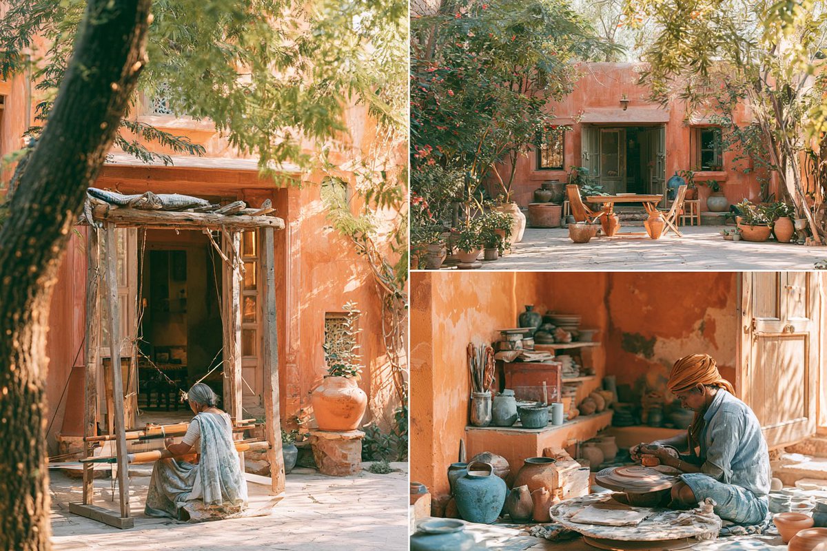 HarjinderTalwar's tweet photo. India's tourism economy is not five-star hotels. It is 90% MSME.

The weaver in Varanasi. The woman running a homestay in Coorg. The karigar cluster in Jaipur. The dhaba outside every heritage site.

This moment must be channelled into Tier 2 destinations and women-led enterprises. 🧵2/3