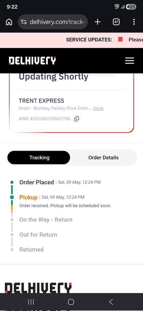 182Priyanka's tweet photo. @savanaglobal @MyNykaa @nykaafashion @WestsideStores Not sure why you would pick @delhivery @help_delhivery for any service but be assured that you customer will be impacted by it everytime you do. Attaching details below. https://t.co/7Wh8js95fX
