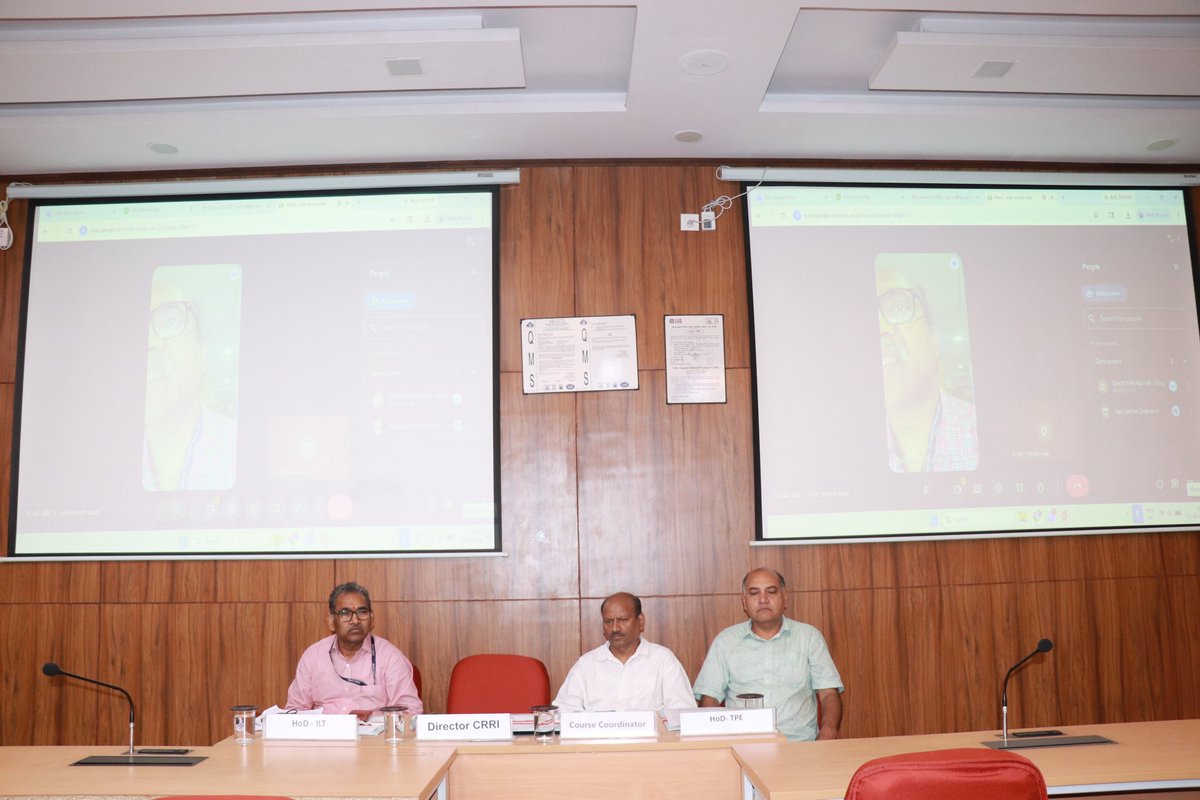 CSIR CRRI tweet media