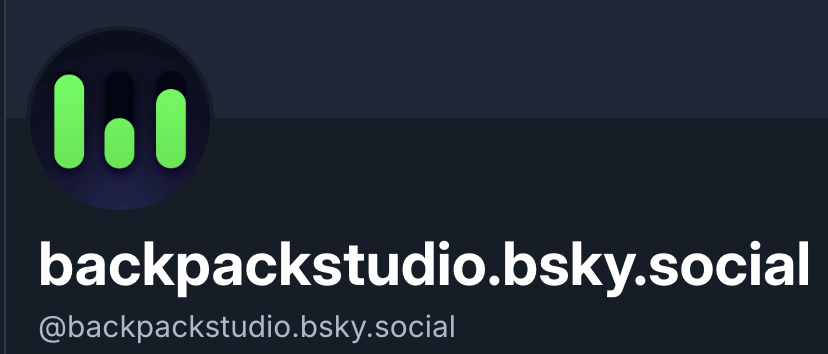 Backpack Studio tweet media