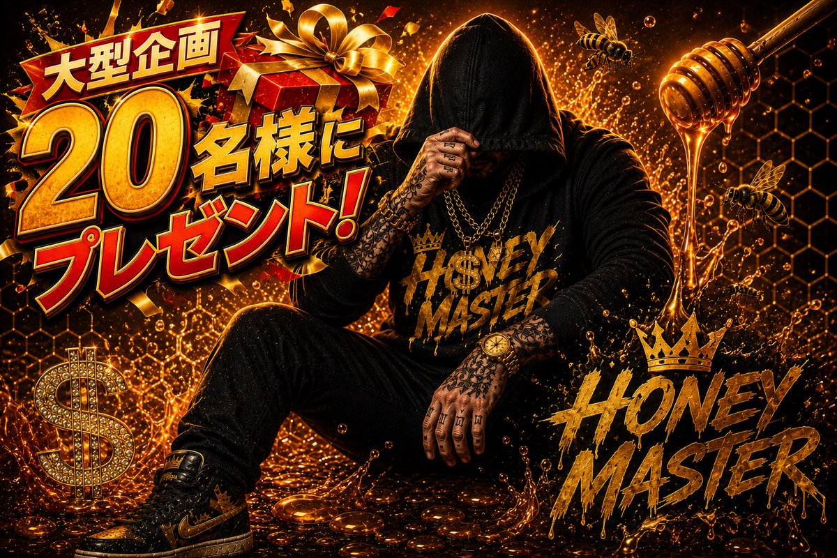 honey master【郵送屋】 tweet media