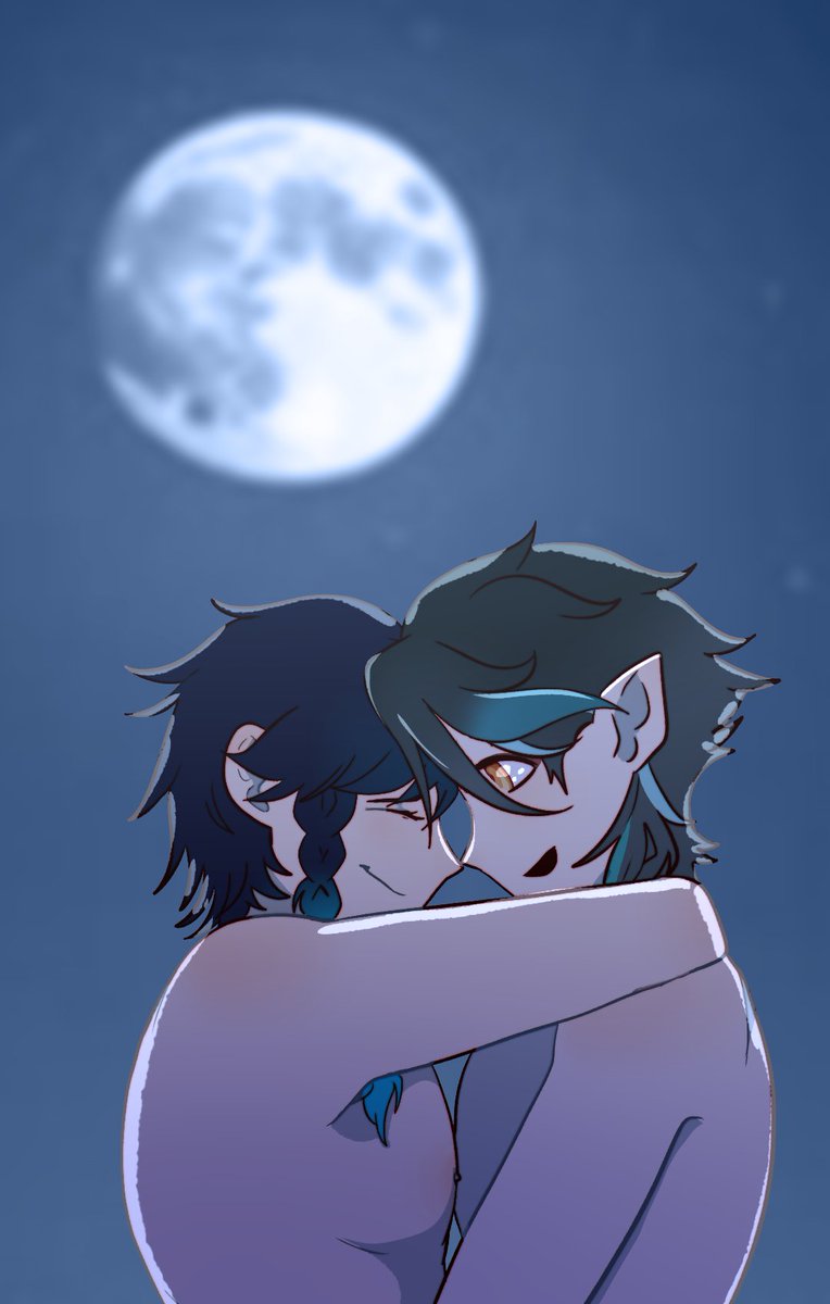 bloodmoonsfrost's tweet photo. #xvxweek2026
Day 4
Moonlight cuddles https://t.co/7Tv0Fr9sS8