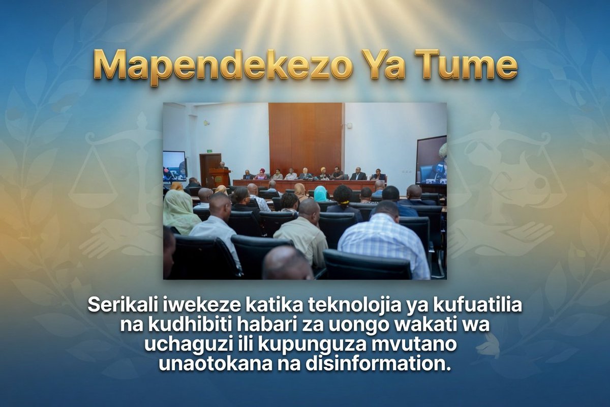 _zack255's tweet photo. Tume inaamini kuwa utekelezaji kamili wa mapendekezo yake utalinda taifa dhidi ya ghasia za baadaye na kuijenga Tanzania yenye amani, umoja na maendeleo endelevu #MapendekezoYaTume
#TumeYaUchunguziReport 
Ukweli Wa Ripoti https://t.co/eWfyiP8VX5