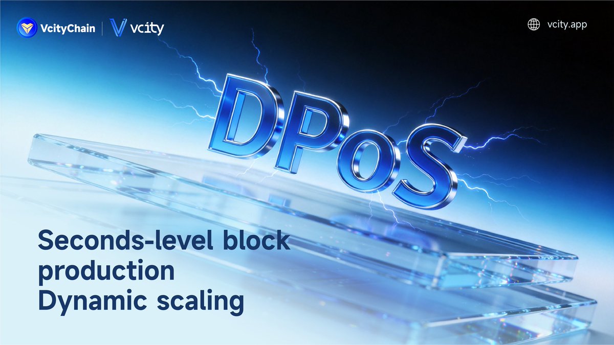 vcitylinglong's tweet photo. ❓How does Vcitychain DPoS achieve high performance and throughput?
🎁Powered by DPoS with seconds-level block production for high-concurrency transactions.
✨The validator set can dynamically scale with network growth, ensuring continuous evolution. https://t.co/SaX2ZaBdFL