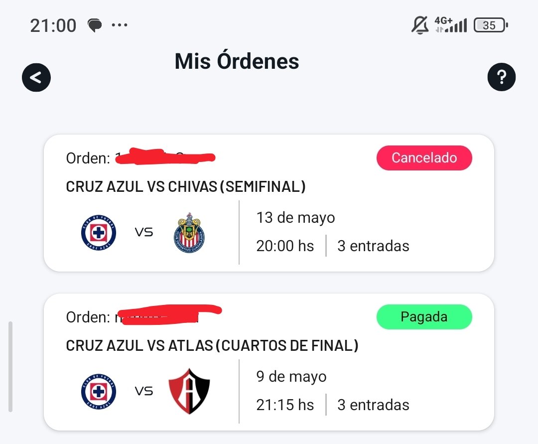 santed23's tweet photo. @Fankisports @Profeco 
Adquiri mis entradas, y @Fankisports me cancelo la compra sin reembolso apoyo @Profeco https://t.co/ZwTABGHdli