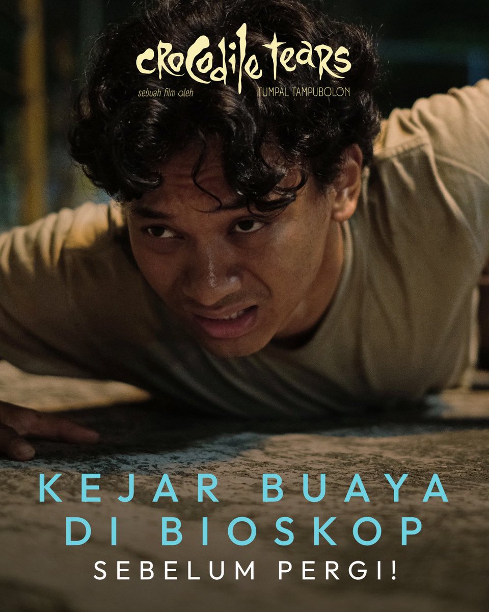 talamedia_co's tweet photo. Penantian panjang yang gak boleh disia-siakan, waktunya kejar buaya di bioskop sebelum pergi!

CROCODILE TEARS
Sebuah film karya Tumpal Tampubolon
SEDANG TAYANG DI BIOSKOP

#CrocodileTears #FilmCrocodileTears https://t.co/XwYWbspHEm