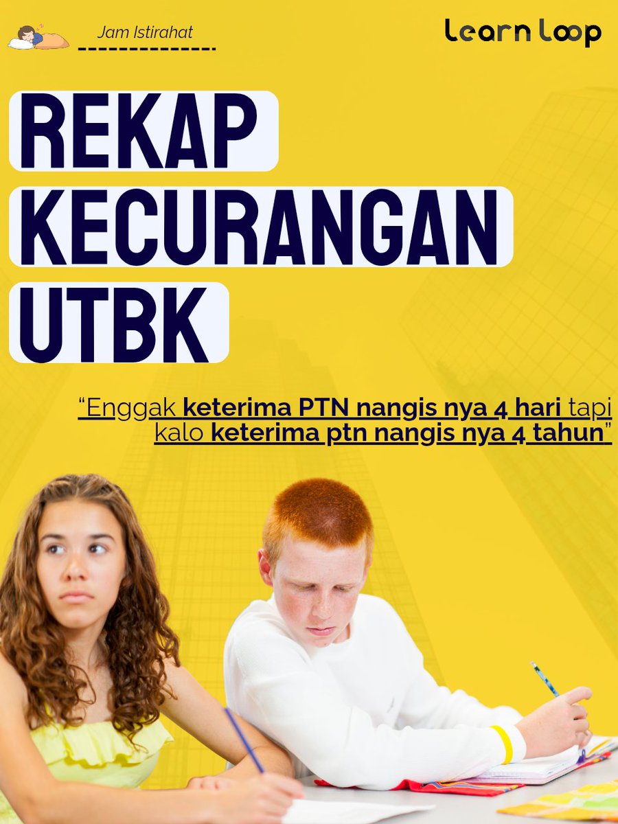 learn_loopp's tweet photo. Amankan kursi di PTN impian kalian dengan 
follow :     
Instagram: Learnn_Loop        
TikTok: Learn Loop             

Vidio pembahasan dan latihan soal  
📚https://t.co/Mg6pQDSysB       

To Infinity, Looping On Consistency 
#kecuranganutbk #infoutbk #infoptn #utbk2026 https://t.co/E9hhBLOx6U