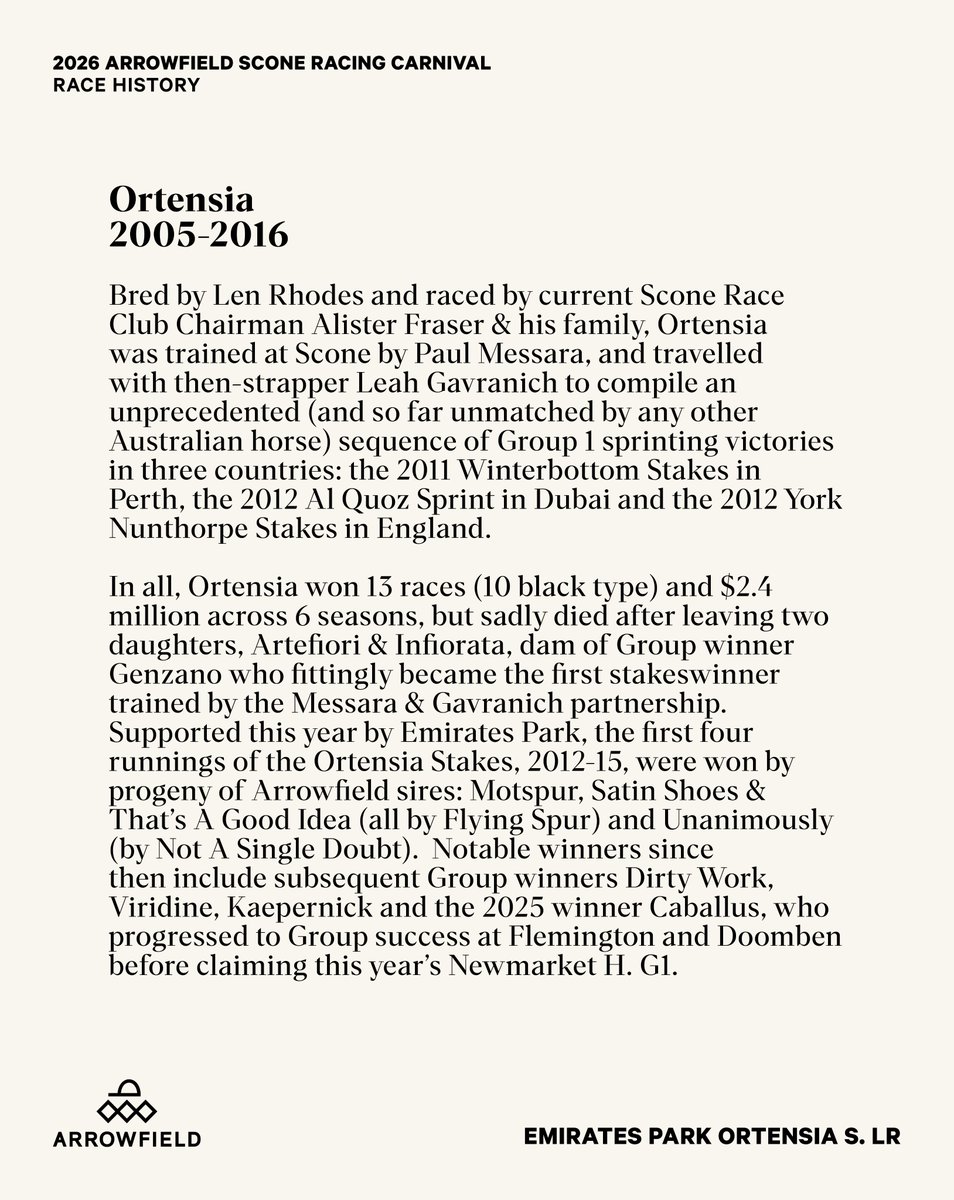 Arrowfield Stud tweet media