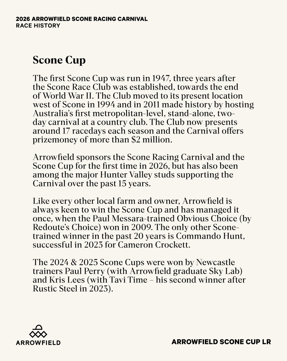 Arrowfield Stud tweet media