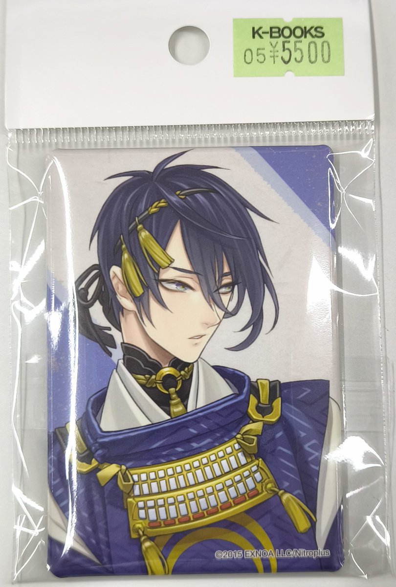 入荷情報】 刀剣乱舞 とうらぶ スクエア缶バッジ 戦闘 三日月宗近 再