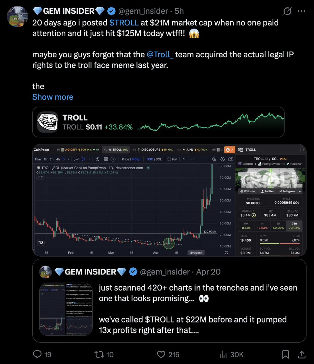 💎GEM INSIDER💎 tweet media