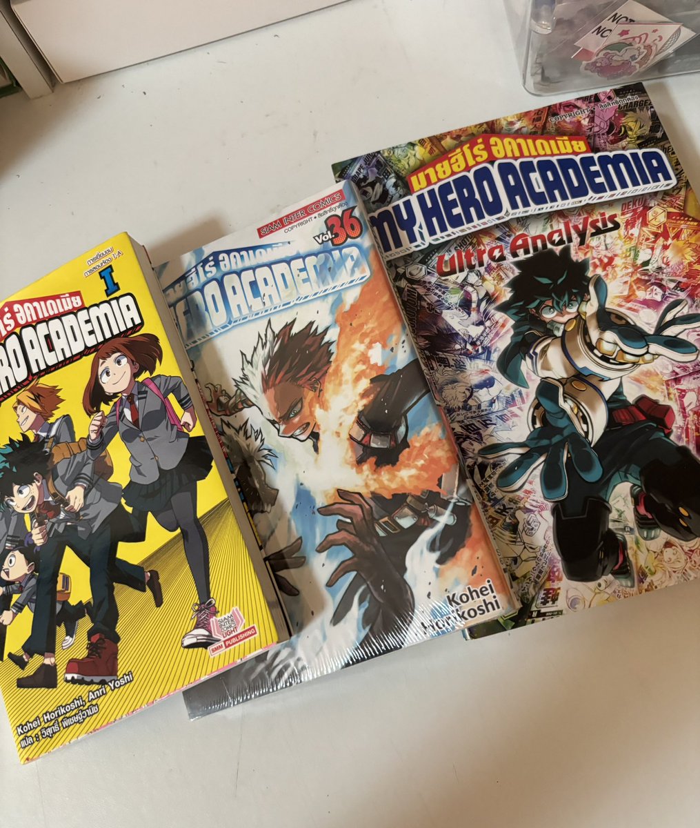 Merliah12934397's tweet photo. -นิยายเล่มที่1 มือ2  100฿
-มังงะเล่มที่36 มือ1ไม่แกะซีล 60฿
-หนังสือultra analysis อธิบายข้อมูลตัวละคร
  มือ2 160฿
(เหมา3เล่ม 300 🫠🫶🏻)
ค่าส่ง40฿/ดูพต.dm
 #ตลาดนัดmha https://t.co/G1EfBvmCXk