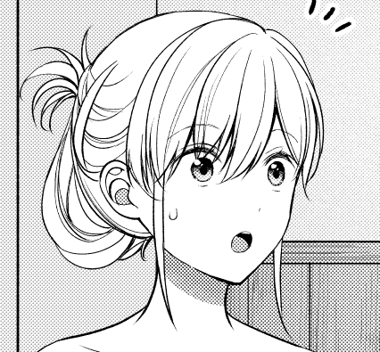 髪の毛にトーンを貼りたくて、目を非表示にしたら
ハニワみたいな島崎さんになってちょっと笑ってしまいました 