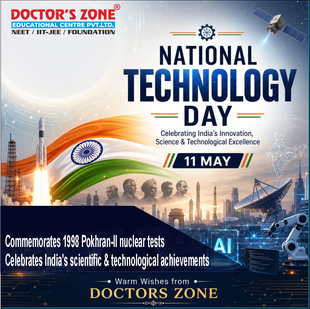 DoctorsZone's tweet photo. On this National Technology Day, we celebrate the spirit of innovation, science, and progress that continues to shape the future of India. 🇮🇳✨
Let us honor the brilliant minds and technological achievements that inspire generations to dream bigger and achieve greater. https://t.co/YIE11v0J0v