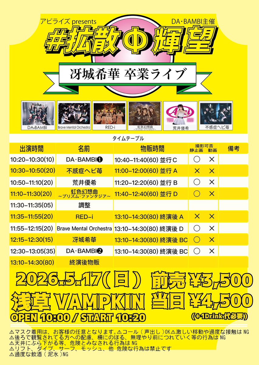 ┈┈┈┈┈ ❁ ❁ ❁ ┈┈┈┈┈┈ 冴城希華の 今後のレギュレーション