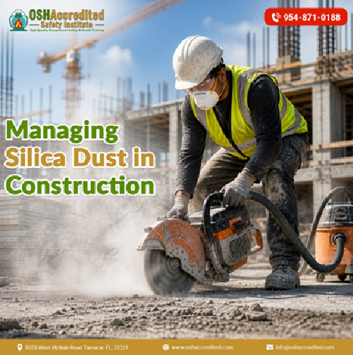 oshaccredited's tweet photo. Crystalline silica is a major health risk. Learn the latest requirements for Managing Silica Dust in Construction with OSHAccredited Safety Institute. Protect workers from long-term respiratory damage today.

#SilicaDust #HealthSafety #ConstructionIndustry #IndustrialHygiene https://t.co/URycBHEE1T